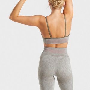 Gymshark set! Flex khaki marl/taupe